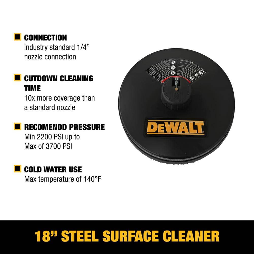 Rent the Dewalt 18" Surface Cleaner for Pressure Washer Rentools